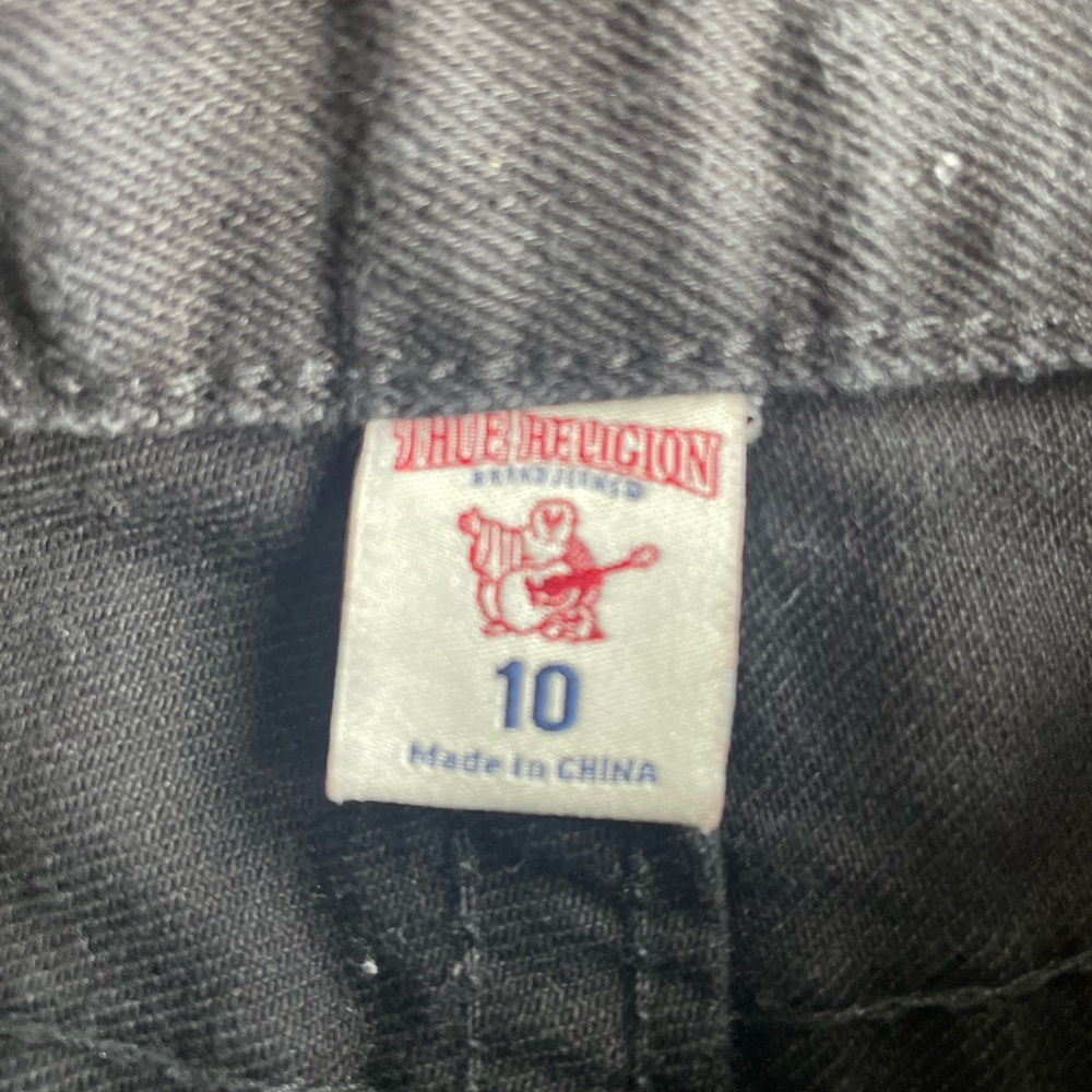 True Religion Kids Charcoal Denim Jeans - Picture 2 of 8